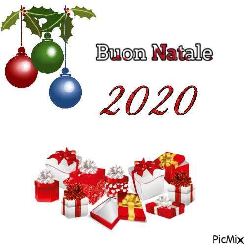 Buon Natale 2020 - GIF animado grátis