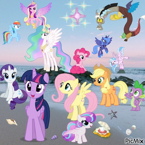 Mlp on the Beach - kostenlos png