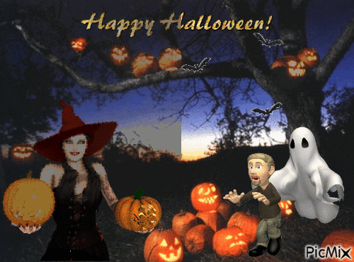 Happy Halloween - Free animated GIF