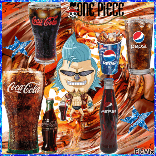 Franky Super Cola !!! - GIF animé gratuit