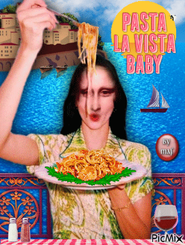 Pasta la Vista Baby - Безплатен анимиран GIF