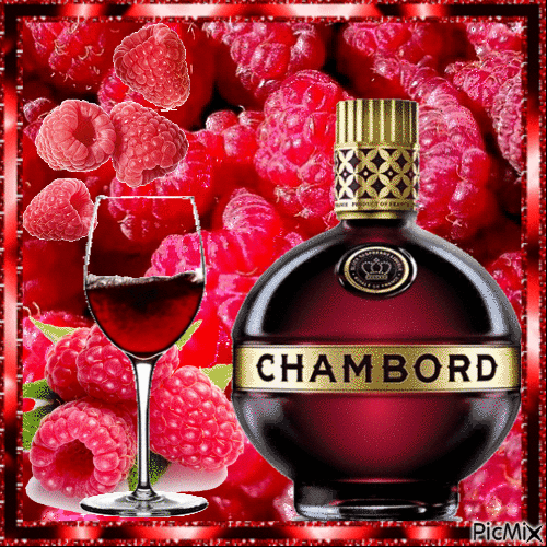 Chambord Raspberry Liqueur - Бесплатный анимированный гифка
