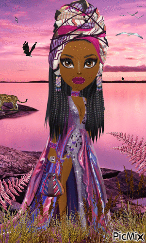 AFRICA LADY - Безплатен анимиран GIF
