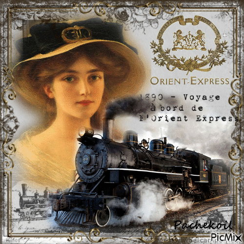 L'Orient Express - GIF animé gratuit