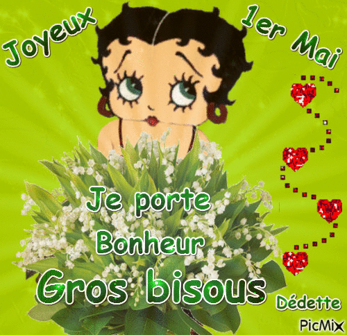 Joyeux 1er Mai - Zdarma animovaný GIF