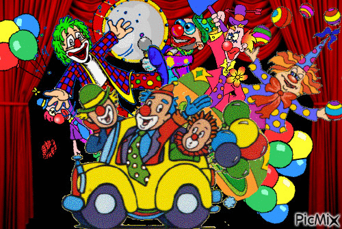 Circo Payaso - Bezmaksas animēts GIF