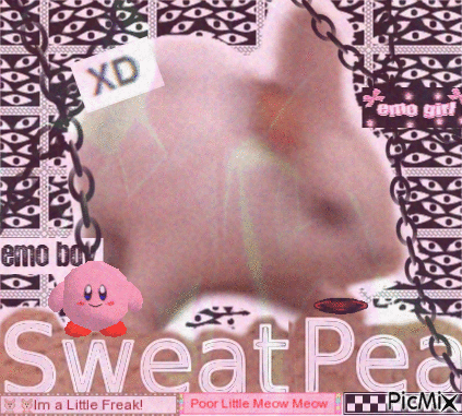 sweat pea - Бесплатный анимированный гифка