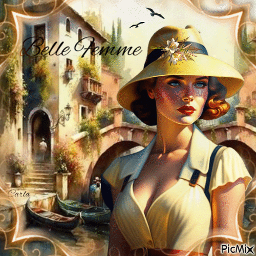 Belle Femme - Free animated GIF
