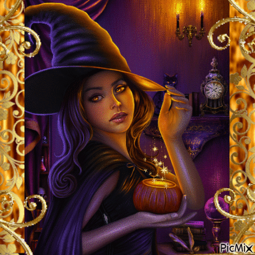 GLAM WITCH - Free animated GIF