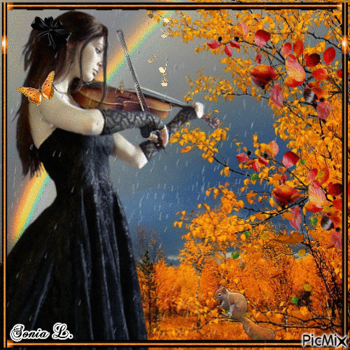 Violinist 💝🌹 - Ingyenes animált GIF