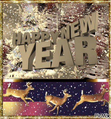 Happy new year - Gratis geanimeerde GIF