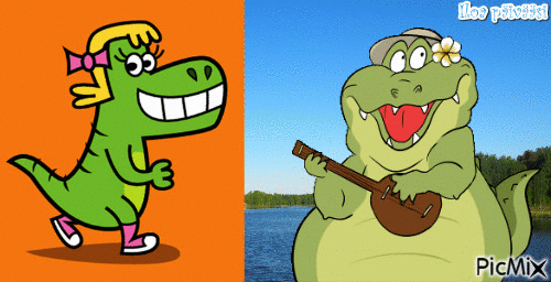 iloiset krokot - Darmowy animowany GIF