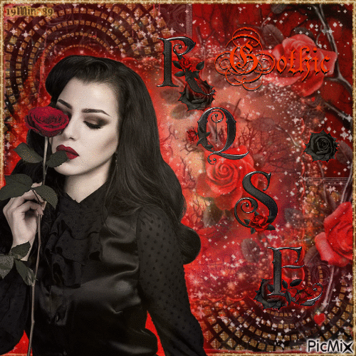 Gothic Rose - For A Challenge - Darmowy animowany GIF