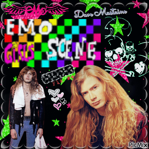 dave Mustaine - Bezmaksas animēts GIF