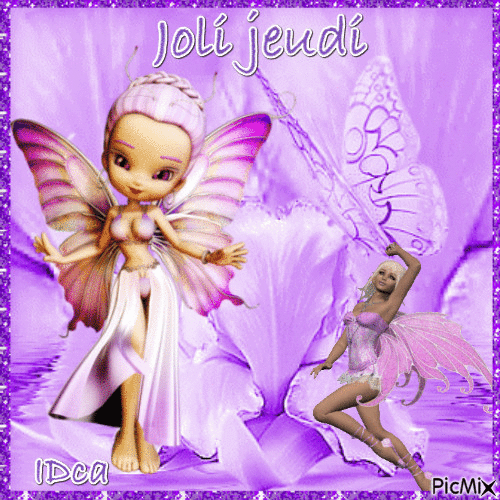 Joli jeudi - Бесплатный анимированный гифка
