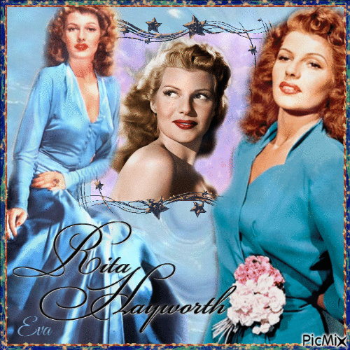 La Belle Rita Hayworth... 🌟💥💖💥💖🌟 - 無料のアニメーション GIF