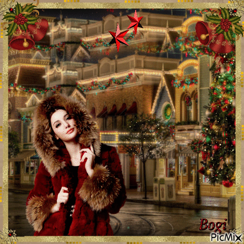 A festive look for the city... - Gratis geanimeerde GIF