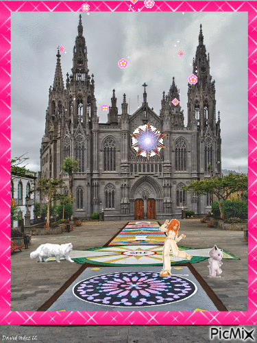 Catedral de Arucas - Gratis animerad GIF
