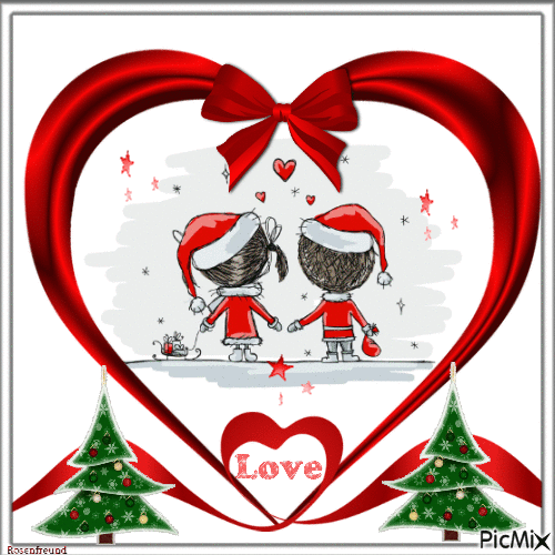 Christmas Love - Бесплатни анимирани ГИФ