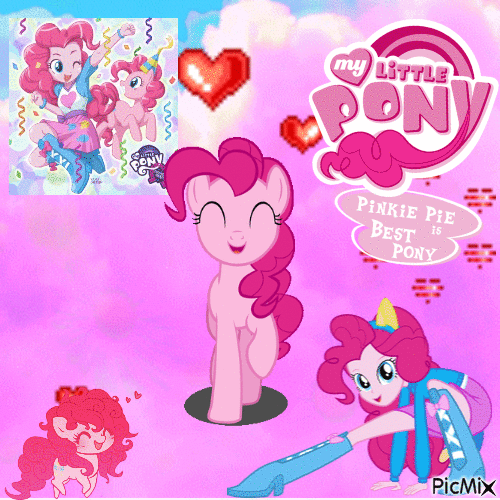 pinkiie pie is best pony - GIF animé gratuit