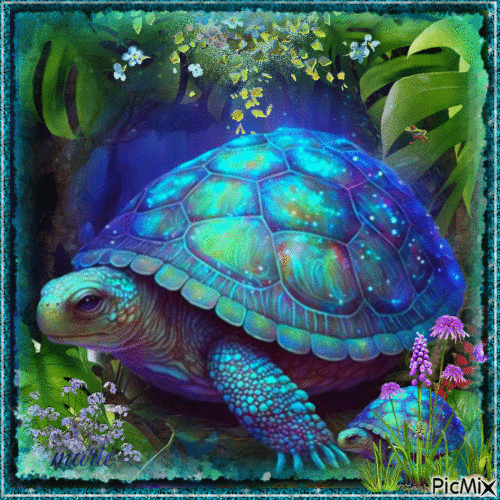 Les tortues - Gratis geanimeerde GIF