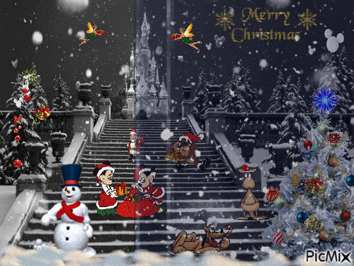 Disney Christmas - 無料のアニメーション GIF