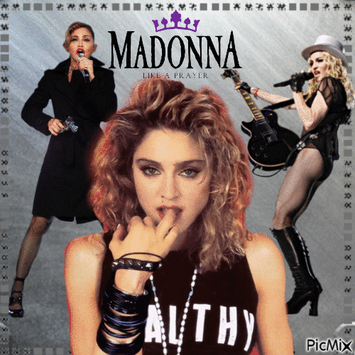 Madonna - GIF animé gratuit