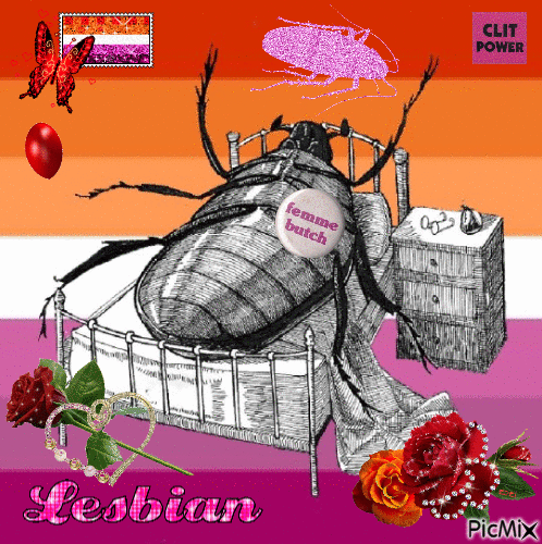 Lesbian Gregor Samsa - Безплатен анимиран GIF
