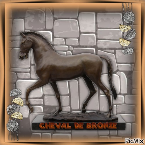 Cheval de bronze - png grátis