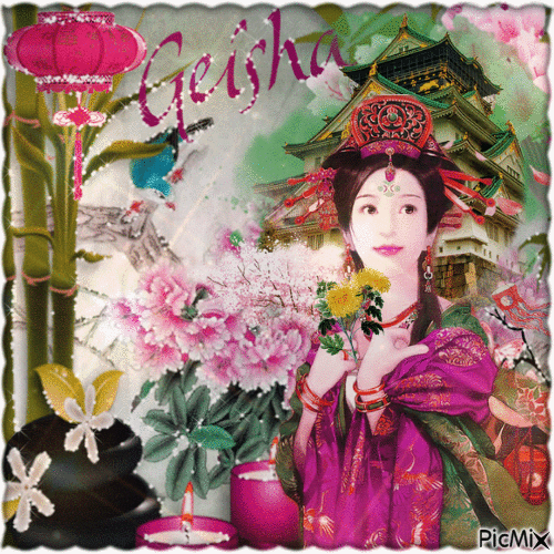 geisha - Бесплатни анимирани ГИФ