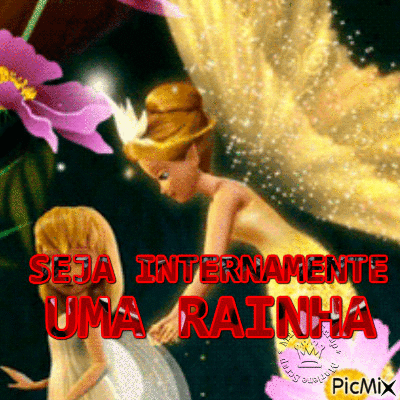 SEJA INTERNAMENTE UMA RAINHA - Безплатен анимиран GIF
