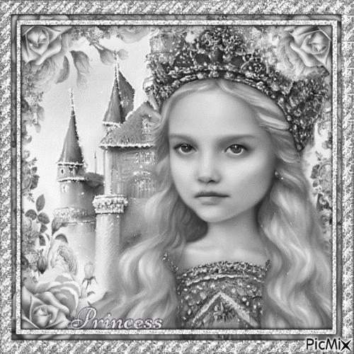 Portrait of a little Princess-RM-09-30-23 - Бесплатни анимирани ГИФ