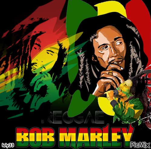 loly33 Bob Marley - darmowe png