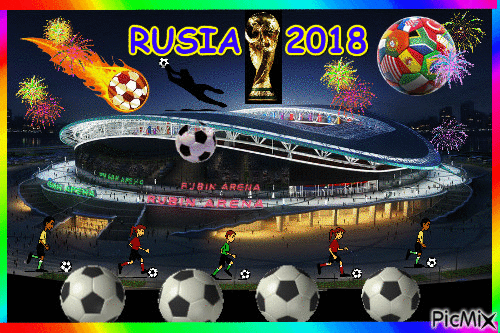 RUSIA 2018 - Besplatni animirani GIF