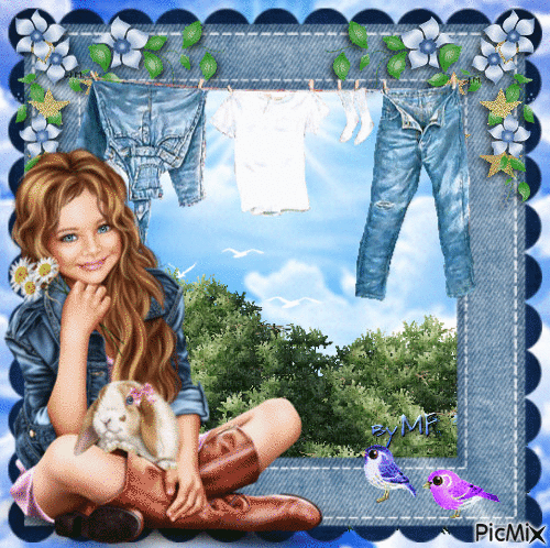 Jeans - Free animated GIF