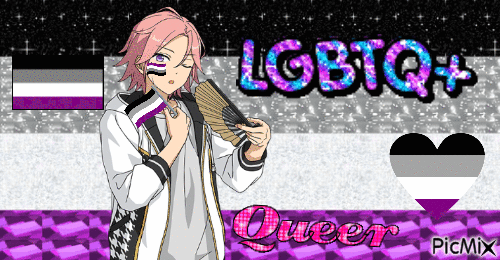kohaku asexual - GIF animado gratis