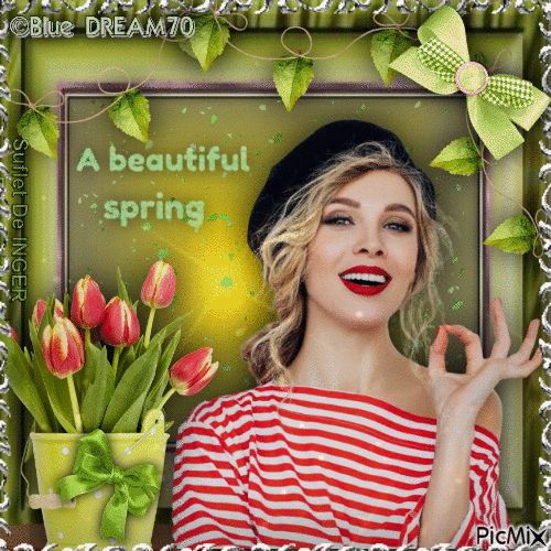 💐 🌷A wonderful spring for everyone!!💐 🌷 - GIF animé gratuit