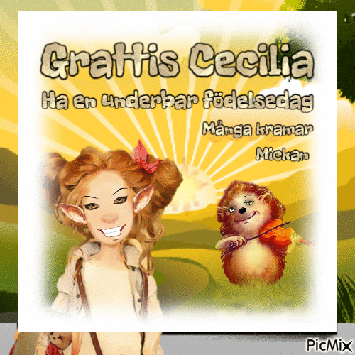 Cecilia 2021 - GIF animé gratuit