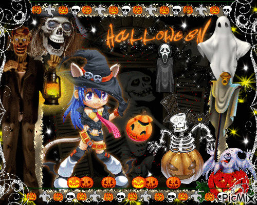 Joyeux Halloween a tous - Безплатен анимиран GIF