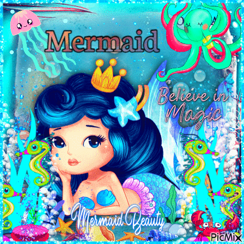 Mermaid - Gratis animeret GIF