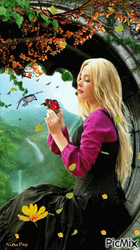 The love for nature.🌹 - Free animated GIF
