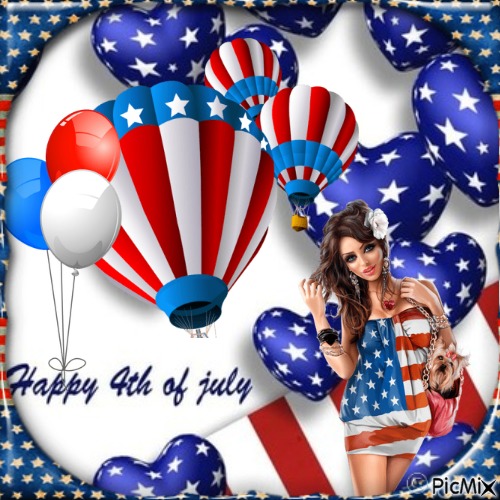 Happy 4th of July - Free PNG