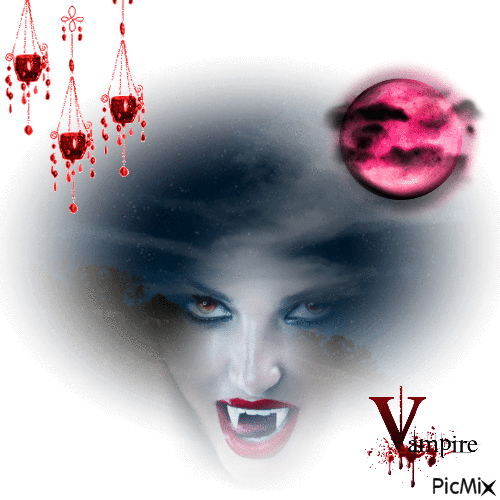 Vampires Before Halloween - Animovaný GIF zadarmo