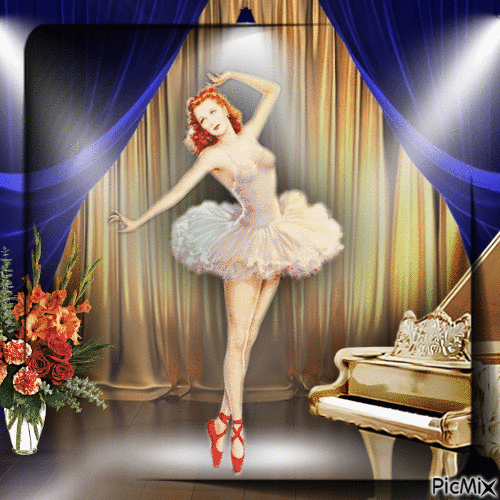Ballerina - Nemokamas animacinis gif
