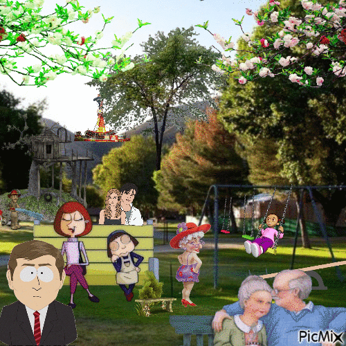 Fun in the Park. - GIF animate gratis