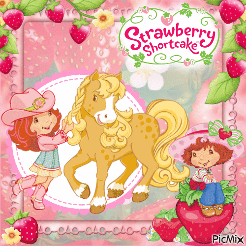 Strawberry Shortcake - Бесплатный анимированный гифка
