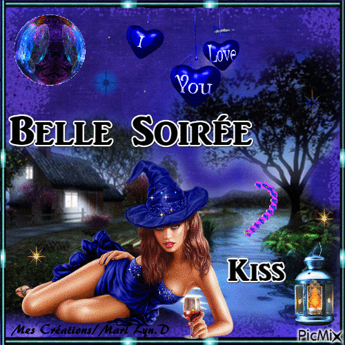 BELLE SOIREE/BLUE - Бесплатни анимирани ГИФ
