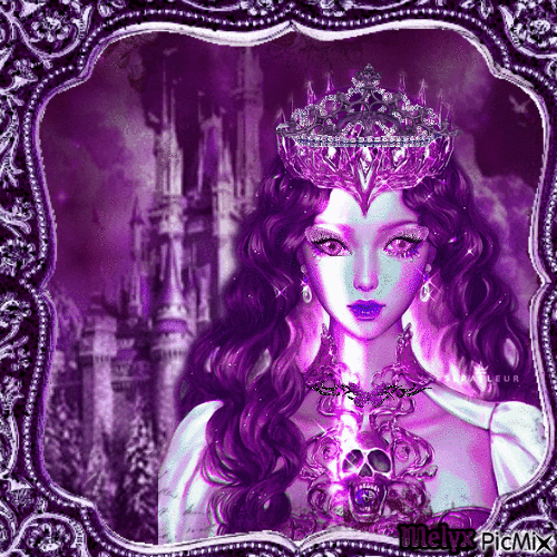 violet princess - Nemokamas animacinis gif