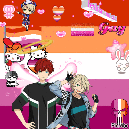 Enstar Hiiro x Aira Lesbian - 無料のアニメーション GIF