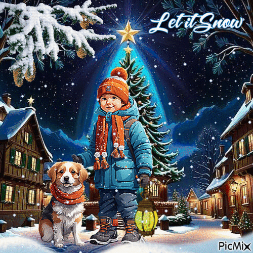 LET IT SNOW - 無料のアニメーション GIF
